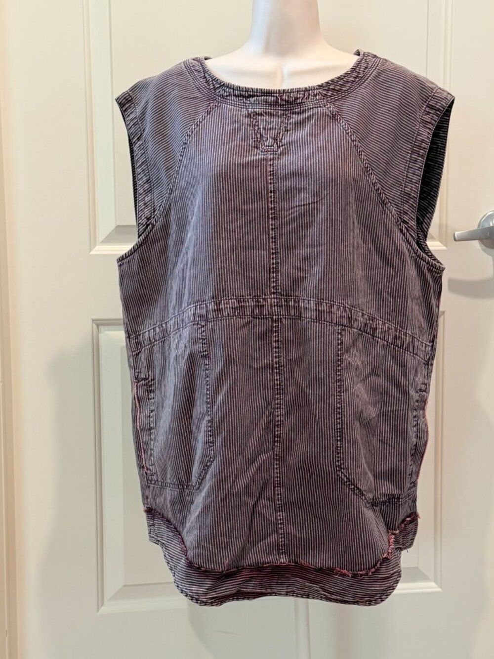NWOT Free People Madison Railroad Stripe Tunic, sz S - Picture 2 of 11